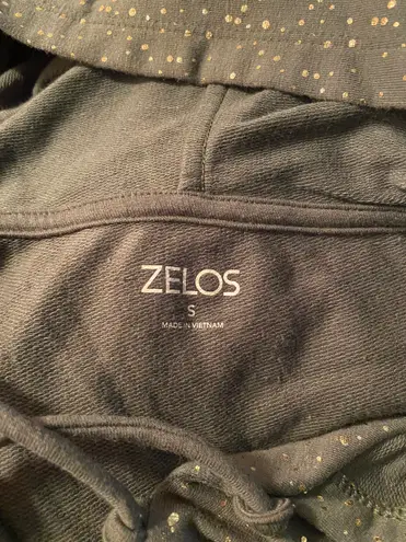 Zelos Lightweight Army Green w/ Gold Spots Hoodie