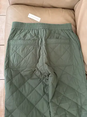 Loeffler Randall AIDEN QUILTED PANT Sage. SIZE 10. MSRP $280