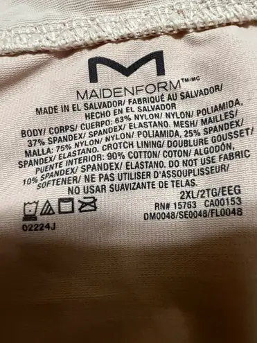 Maidenform Firm Control Nude Open Bust Body Shapewear