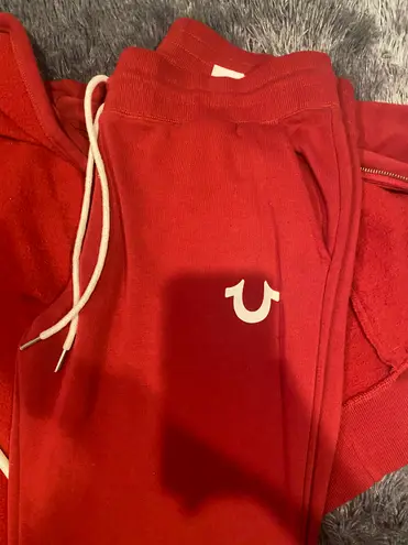 sweatpants and hoodie Red Size XL - $92 (26% Off Retail