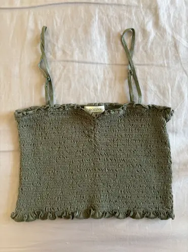 Bozzolo Olive Green Lettuce Top