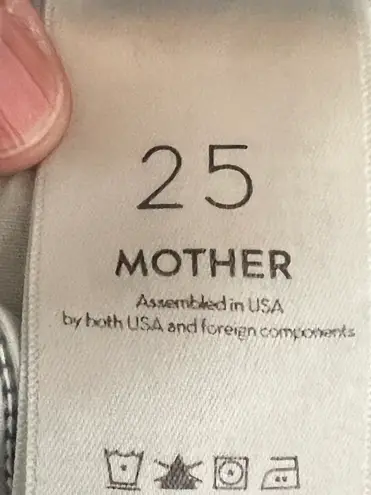 MOTHER Denim Mother Superior The dazzler Button Fly Ankle Really Intoxicated Size 25 Women