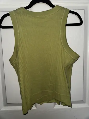 Cotton On Ribbed Green Tank Top