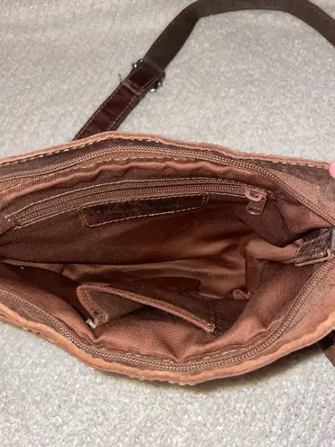 Rowallan brown leather cross body