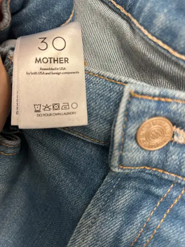 MOTHER Denim NWT Mother The Rambler Zip Ankle Jeans Wash Going Dutch Size 30