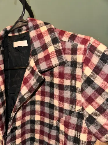 Christopher & Banks Plaid Vintage Jacket