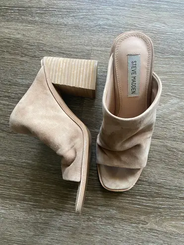 Steve Madden Suede Block Heels