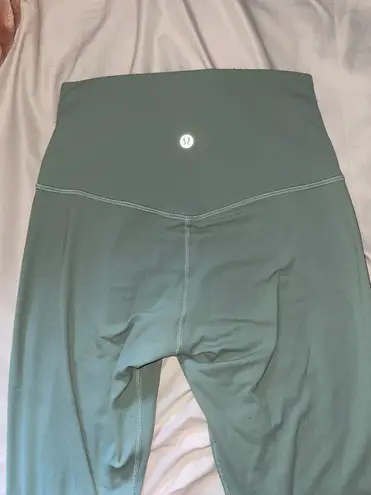 Lululemon Align Leggings Mint Green 28”