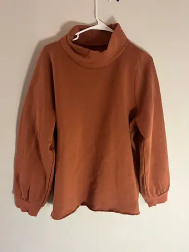 Madewell Orange Sweatshirt