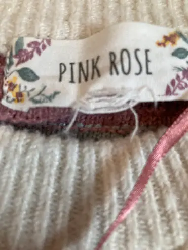 Pink Rose Sweater