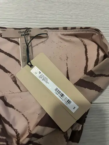 SKIMS NWT x Roberto Cavalli High-Waisted Bikini Bottom Zebra Print