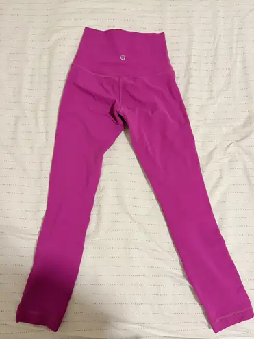 Lululemon Vivid Plum  Align Crop 23 Leggings