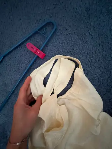 August Silk Lingerie Vintage Cream Mini Slip Dress MEDIUM