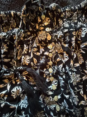 Rachel Roy Long Floral Skirt