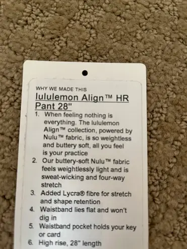 Lululemon 28” Align Leggings