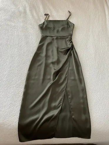 ZARA Green Maxi Dress