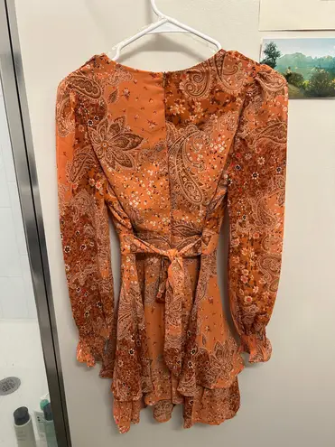 Von Maur Paisley V-Neck Dress