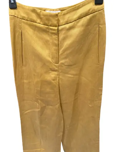 Wilfred (Aritzia) mustard yellow wide leg pants. Size 0.