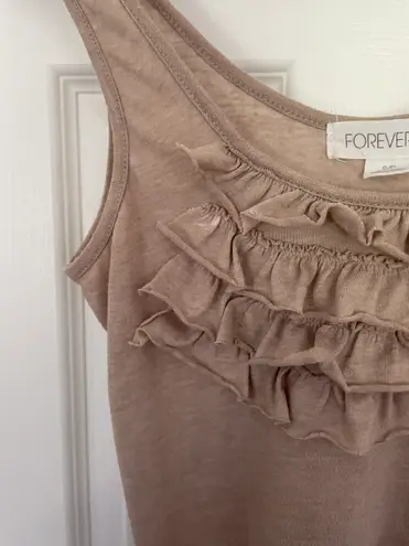 Xxi Y2K Ruffle Tank Blouse