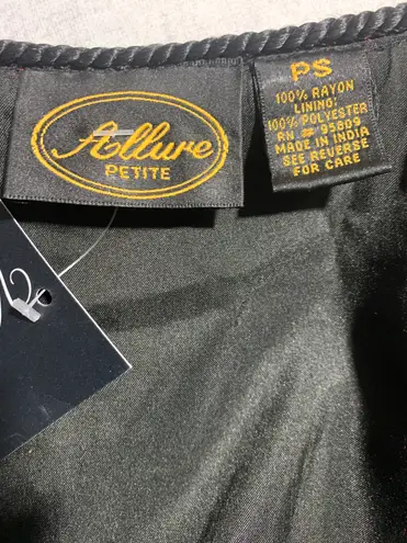 Allure Petite VTG Allure Blazer Size Petite Small PS Embroidered knit Jacket