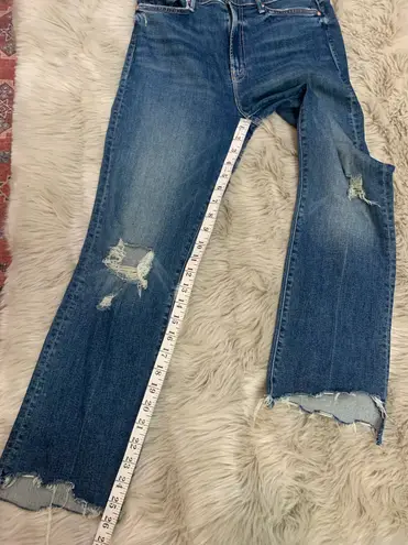 MOTHER Denim  The Insider Crop Step Chew in Color Dancing On Coals Size 29 thumbnail 9