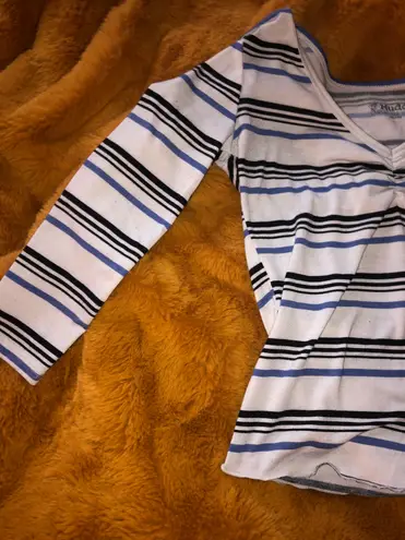 Mudd Y2k Striped Shirt