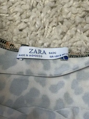 ZARA  Leopard Print Lace Maxi Dress