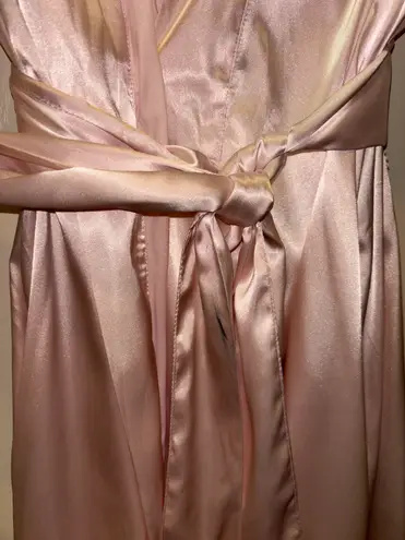 Satin Robe Pink