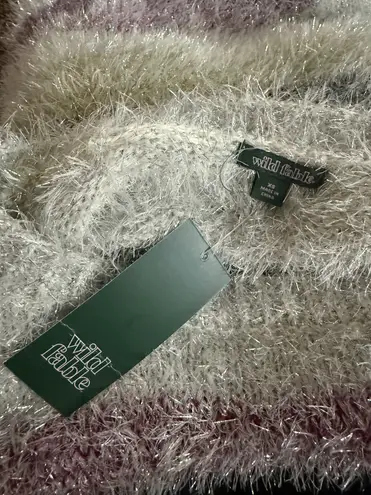 Wild Fable fuzzy shiny sweater - Image 2