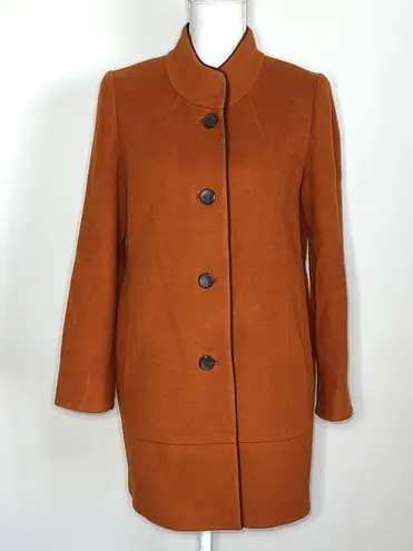 Burnt Orange Pea Coat Size M