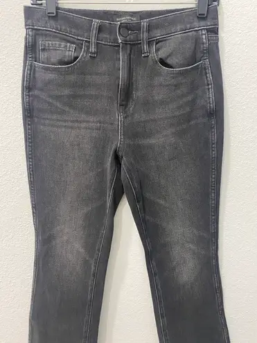 Banana Republic Black Cropped Bootcut Jeans Size 26