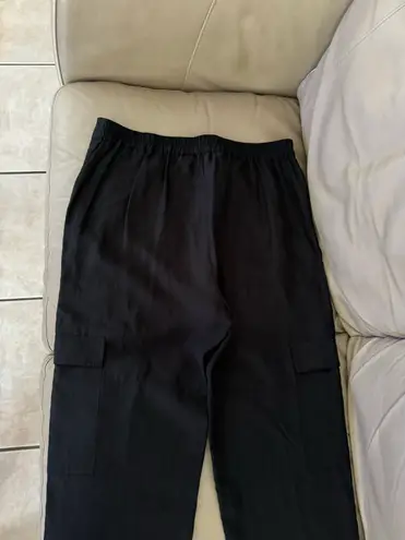 Kobi Halperin Linen/Tencel Blend Denny Pant Black