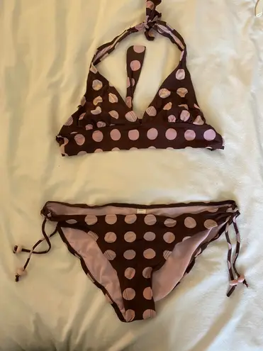 Y2K Polka Dot Bikini Multi Size L