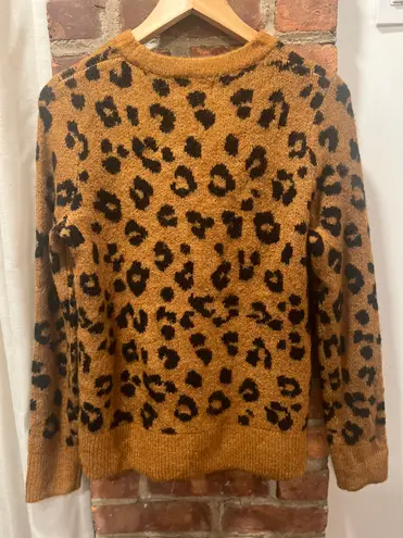 Old Navy Leopard Cozy Sweater