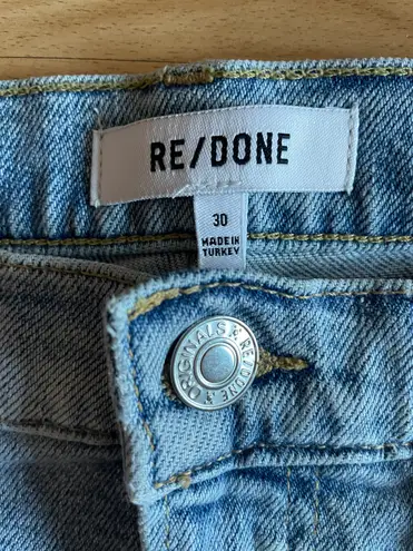 RE/DONE Brand New  90’s High Rise Ankle Crop Jeans - Sz 30