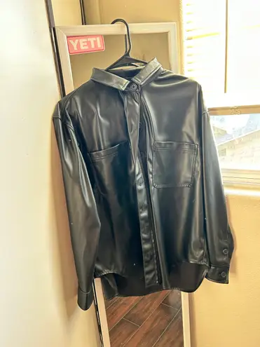 American Eagle Faux Leather Jacket