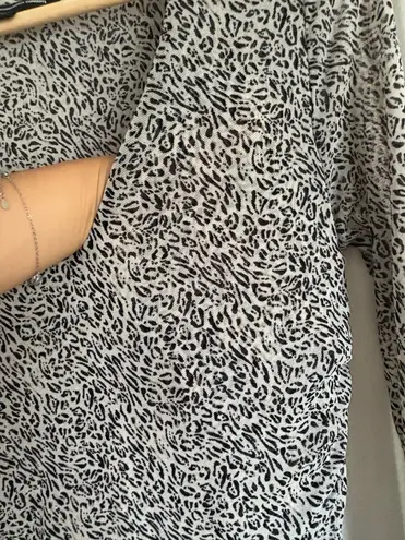 INC International Concepts Animal Print blouse