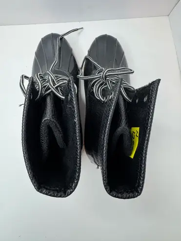 Sporto 'Dakota Peeble'Black Snow Boots Size 7M