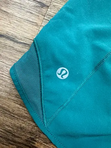 Lululemon Green Hotty Hot Shorts 4”