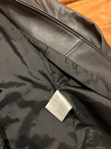 Nine West Black Leather Jacket