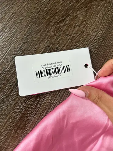 Beginning Boutique Arden Pink Mini Dress