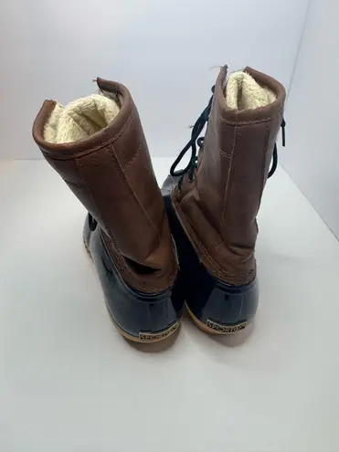 Sporto Alice Navy and Tan Duck Boots Size 8M