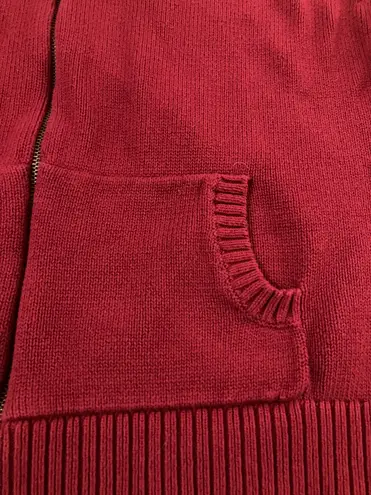 Ruff Hewn Red Sweater Zip-Up