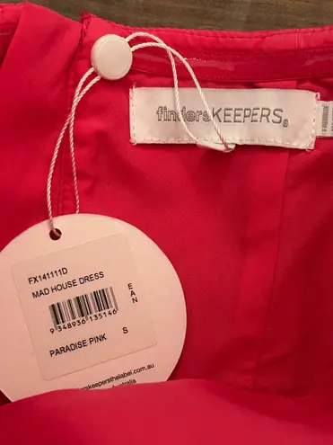 Finders Keepers Revolve NWT  Mad House Peplum Dress S Paradise Pink