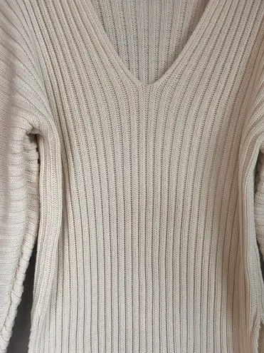 Urban Outfitters Cream Chunky Knit Oversize Sweater