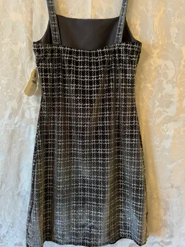 Altar'd State Alter”d state NWT Silver and Gray Plaid Dress