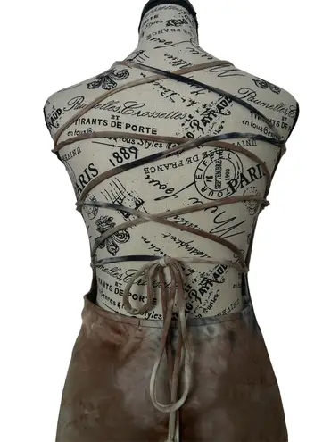 NWT Tie Dye Dress With Crisscross Back