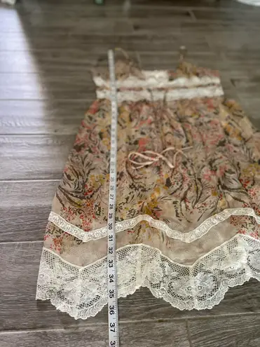 Johnny Was - 4Love and Liberty Sz S Sheer Lacy Silk Dress