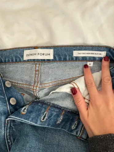 Aritzia Denim Forum THE YOKO HIGH RISE SLIM 28L