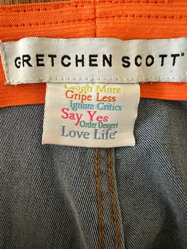 Gretchen Scott Woman’s Gripeless Denim Pull-On Jeans Jeggings Pants Ankle, Sz S